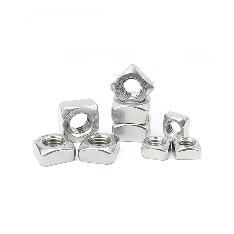 DIN 562 স্টেইনলেস স্টীল স্কয়ার পাতলা বাদাম DIN 562 স্টেইনলেস স্টীল স্কয়ার পাতলা বাদাম