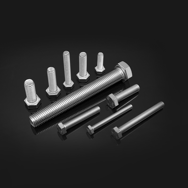 DIN 933 স্টেইনলেস স্টীল ষড়ভুজ হেড বোল্ট সম্পূর্ণ থ্রেড সহ